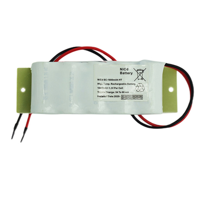 6.0V Batterij 1800mAh van CD van noodsituatie de Lichte Ni 500 Keer Cycli