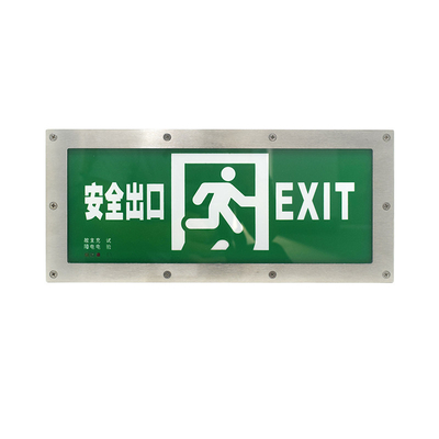 iP65 Duur van de Afzet de Witte 3 Uren van Ion Battery Emergency Light Led van het roestvrij staallithium