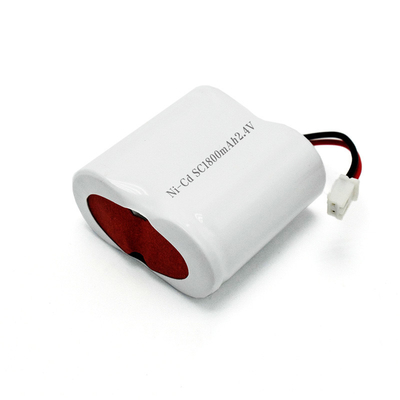 Noodverlichtingsbatterij Ni-Cd-batterij SC1800mAh 2.4V 4.32Wh Side By Side Type