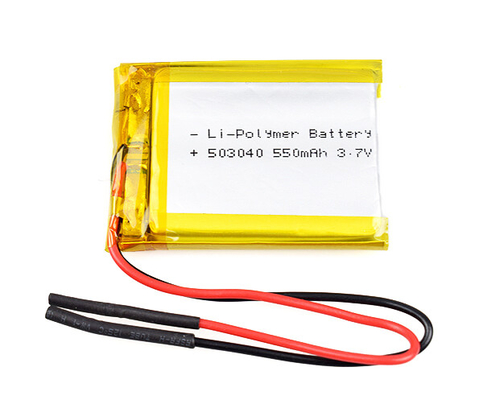 12.5g lithium Ion Battery 3,7 Apparaten van V 550mAh Li Polymer Cell For Mobile