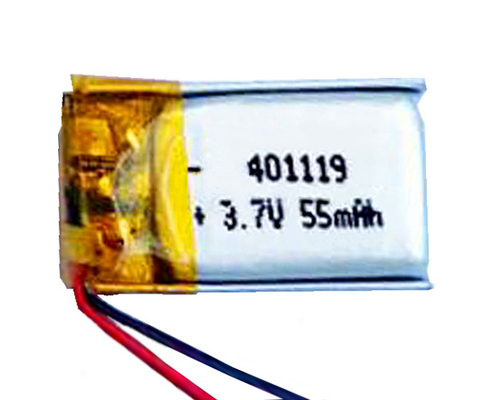Navulbaar Polymeerlithium Ion Battery Emergency Light 401119 55mAh 3.7Volt
