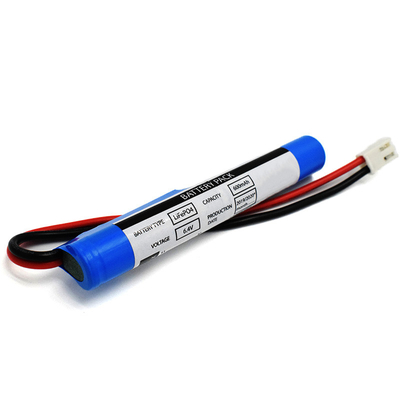 LiFePO4 Stoktype 6,4 V-Batterij600mah JST VH 2P Schakelaar
