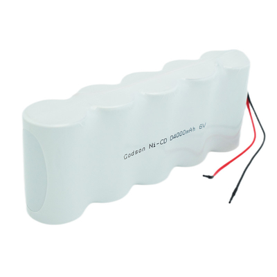 Ni-van het de Batterijpak D4000mAh 6.0V van CD de Navulbare Batterijen van het de Cyclusleven