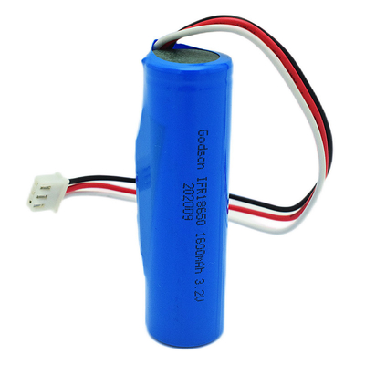 Lichte de Batterijenlifepo4 Cellen 18650 3.2V 1600mAh van de lithiumnooduitgang