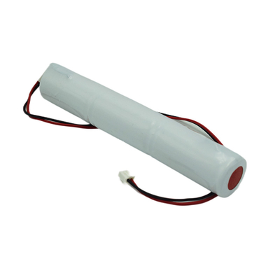 2500mAh Noodverlichting Ni Cd Batterij 3.6V Wit PVC Kleur