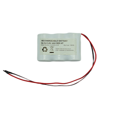 OEM Licht de Batterijpak Naast elkaar NiCD D4000mAh 3.6V van het Uitgangsteken