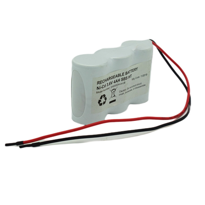 OEM Licht de Batterijpak Naast elkaar NiCD D4000mAh 3.6V van het Uitgangsteken