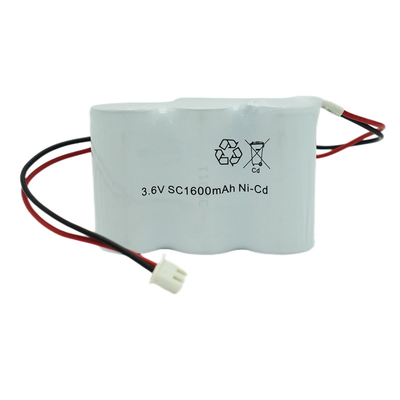 1600mah Nooduitgang Licht Batterijen Oplaadbaar 3.6V 0.1C Charge