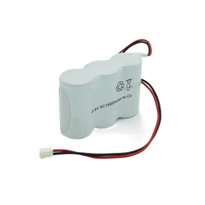 SC1600mAh Nooduitgang Licht Batterijen 3.6V Nikkel-cadmium Oplaadbare Batterij