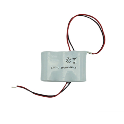 SC1600mAh Nooduitgang Licht Batterijen 3.6V Nikkel-cadmium Oplaadbare Batterij