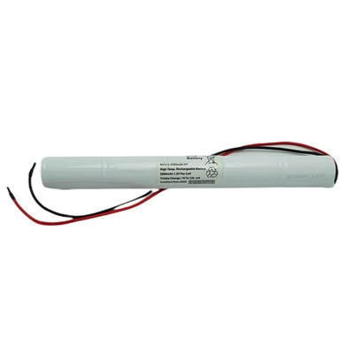 Stoktype van 6,0 de Nooduitgang de Lichte Batterijen van CD van Voltni Witte Kleur van pvc