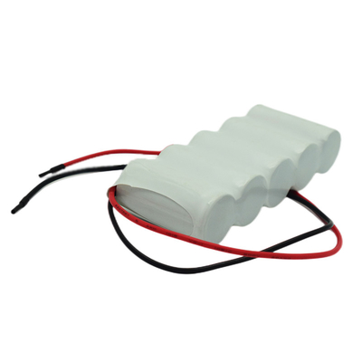 C2500mAh NiCd 6.0V oplaadbare celbatterij Verwachte levensduur 5 jaar
