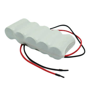 C2500mAh NiCd 6.0V oplaadbare celbatterij Verwachte levensduur 5 jaar