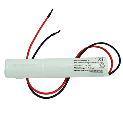 Pak van de SC1800mAh3.6volt het Nikkel-cadmium Batterij 500 Keer het Cyclusleven