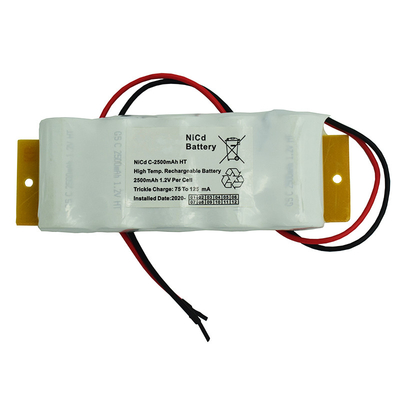 2500mah Navulbare 6.0V 0.1C Last van nooduitgang de Lichte Batterijen