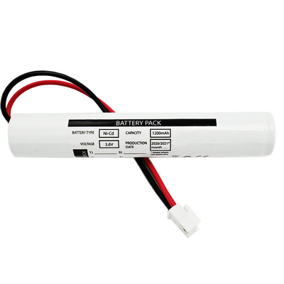 NiCd Sc1200mah Stoktype van de 3,6 Voltbatterij voor Noodverlichting