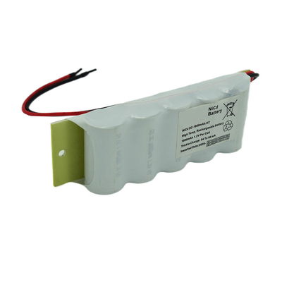 6.0V Batterij 1800mAh van CD van noodsituatie de Lichte Ni 500 Keer Cycli
