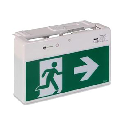 60Hz LEIDENE van lithiumion battery emergency light Snelle Geschikte Uitgangsdoos Witte 4W 60lm EGS4QLiA