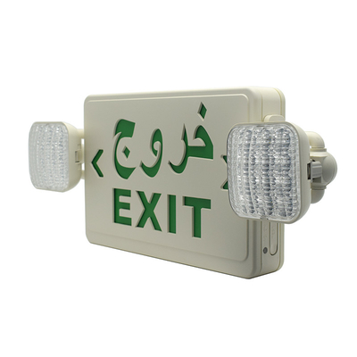 Groene LED Nooduitgangbord Batterij Dubbelzijdig AC85 - 265V 50/60H