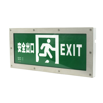 iP65 Duur van de Afzet de Witte 3 Uren van Ion Battery Emergency Light Led van het roestvrij staallithium
