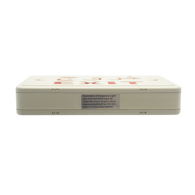 60Hz van het LEIDENE van lithiumion battery emergency light Steun Waterdicht schot de Witte 3W 300lm Plafond