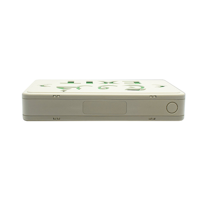 6500k de in een nis gezette Nooduitgang Lichte Witte 3watt van het Bladheethoofd