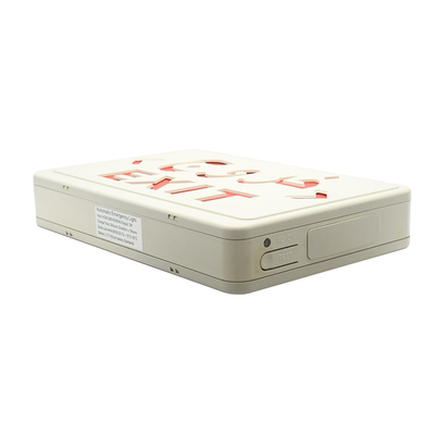 ABS Rode LEIDEN van PC Nooduitgangteken Lichte AC220V 50Hz met Lithiumbatterij