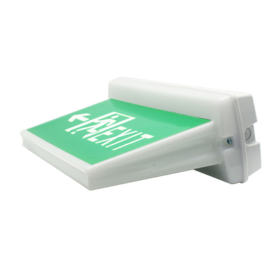 Openluchtnoodsituatie LEIDENE Uitgang Lichte Witte 8W 6500K Op batterijen