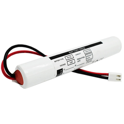 3.6V HS van nooduitgang Lichte Batterijen Code 8507300090 NiCD SC1200mAh