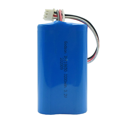 van de de Noodverlichtingbatterij 3200mAh van 3.2Volt LiFePO4 Diepe Cyclus 18650