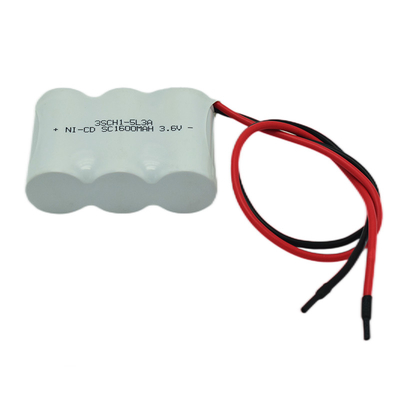 Het Paksc 1600mAh 3.6V van de NiCD snakt Nikkel-cadmium Batterij het Cyclusleven