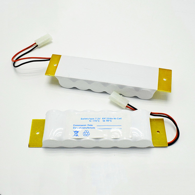 SC1800mAh 7,2 V-van de Noodsituatie de Lichte Ni van het Uitgangsteken Batterij van CD met Backplate