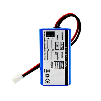 Lichte de Batterijenlifepo4 Cellen 18650 6.4V 1500mAh van de lithiumnooduitgang