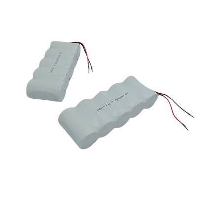 NiCD nooduitgang lichtbatterijen D4000mAh 6.0 V veilig naast elkaar