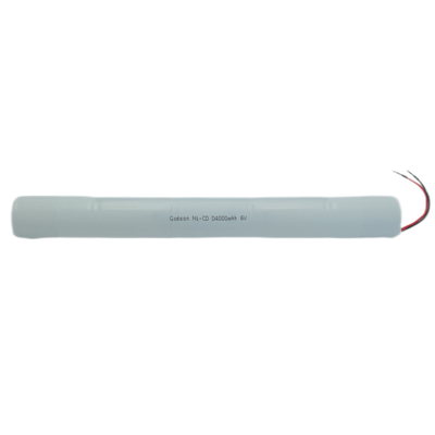 NiCd D4000mAh 6.0V Exit Sign Battery Backup voor noodverlichting
