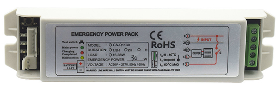 Ni - Cd noodverlichting Power Pack GS-Q1130 Convertor 15-36W noodverlichting Batterij Onderhoud Type