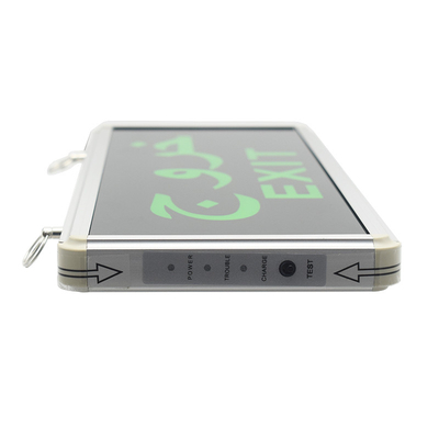 Buitengebied noodlamp zwart 3W 6500K accu aangedreven