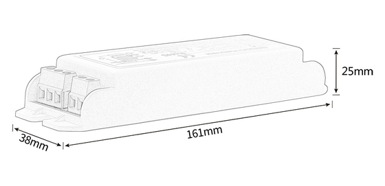 RoHS noodlicht batterijpakket inverter onderhouden type noodvermogen 5-15W GS-AT815