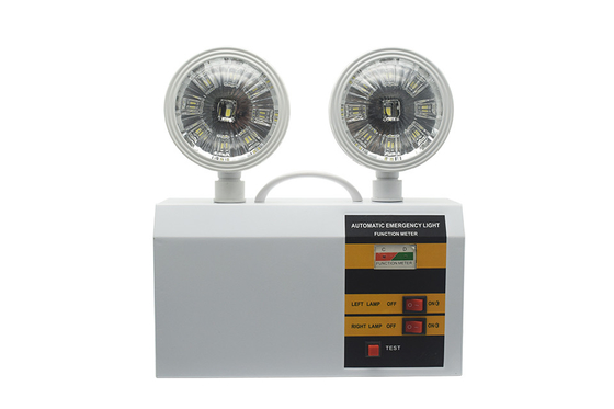 3 Watt Nood LED Dual Head Exit Light Wandmontage 3 uur Duur