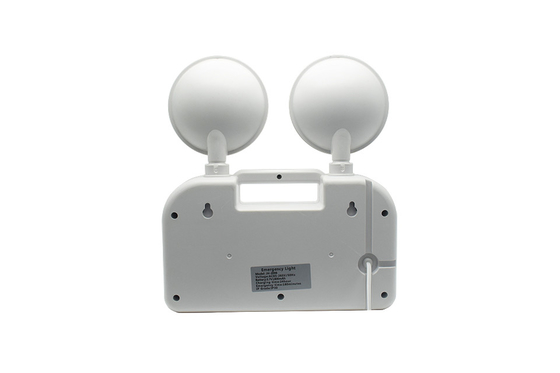 3 uur Duur 6W Twin Head noodlicht AC 85-265V ABS