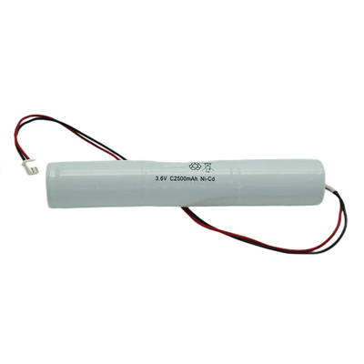 Noodverlichting Gesloten nikkel-cadmiumcel met IEC 61951 3.6V C2500mAh