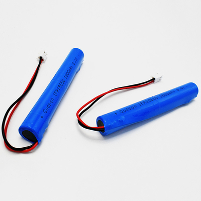 IFR 1600mAh 6.4 Volt 18650 LiFePO4 Stick Type Batterijen Gemakkelijk te installeren