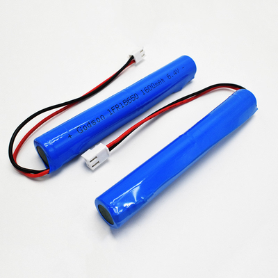 IFR 1600mAh 6.4 Volt 18650 LiFePO4 Stick Type Batterijen Gemakkelijk te installeren
