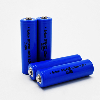 14500 600mAh 3.2V LiFePO4-batterij voor noodverlichting en uitgangstekens