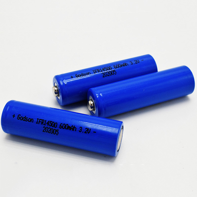 14500 600mAh 3.2V LiFePO4-batterij voor noodverlichting en uitgangstekens