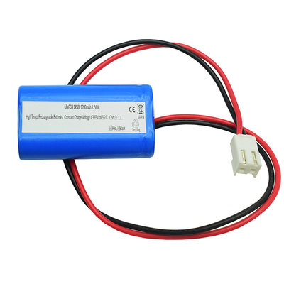 IFR 1200mAh 3,2 Volt AA 14500 LiFePO4 Side By Side Type Batterijen Hoogtemperatuurprestaties
