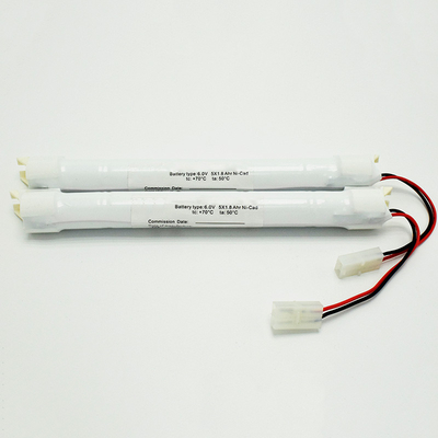 NICAD noodverlichtingsbatterij met goede veiligheid SC1800mAh 6.0V