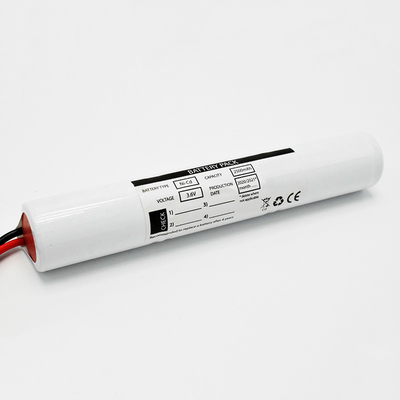 3.6V 2500mAh Ni-CD-batterij voor noodverlichting met hoge kosteneffectiviteit