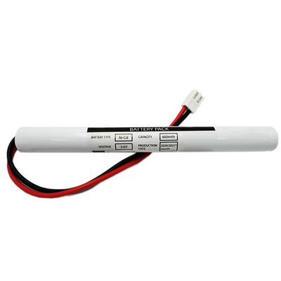 Ni Cd AA600mah 3.6 Volt Exit Light Batterijen Stick Type Met goede veiligheid