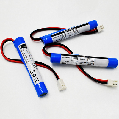 Noodverlichting 600 mAh 6,4 Volt LiFePO4 Stick type batterijen